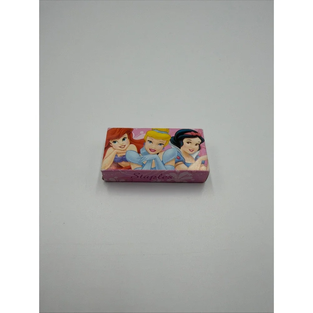 Vintage Disney Princess Belle Ariel Cinderella Snow White Staple Box Collectible